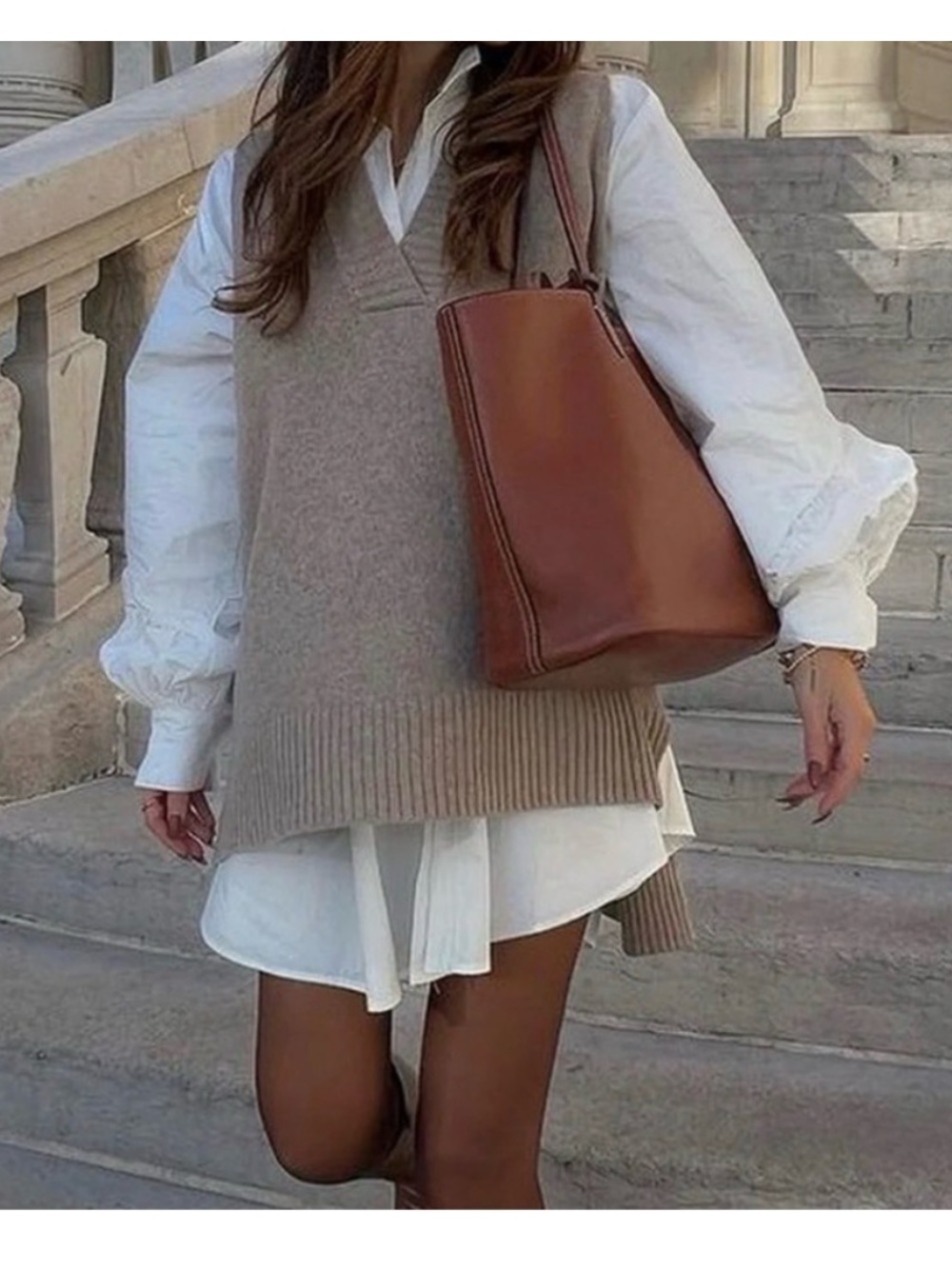 Storets Lyla Oversized Knit Vest S/M